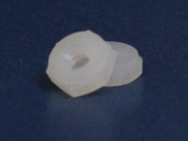 HAR-10002 Nut - 6/6 Nylon Hex (off-white, 4-40) Image